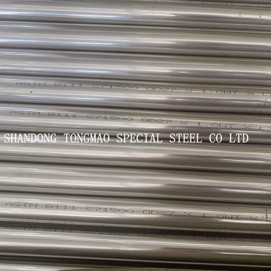 ASME Sb111/163-C70600/C71500/C44300 Cu-Ni-Copper Nickel Seamless Tubes